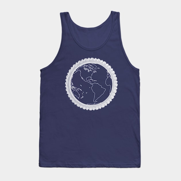 Hole-In-Tire World (white) Tank Top by TripleTreeAdv